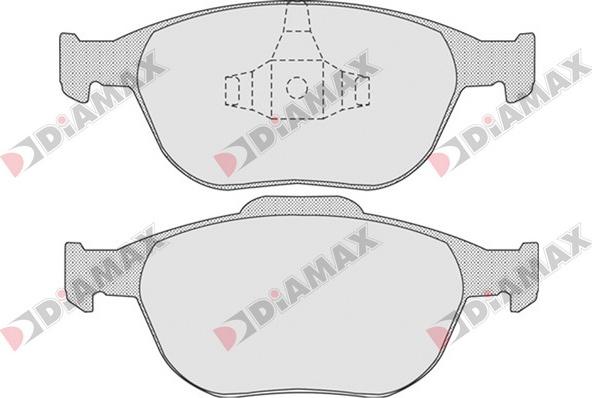 Diamax N09215 - Brake Pad Set, disc brake autospares.lv