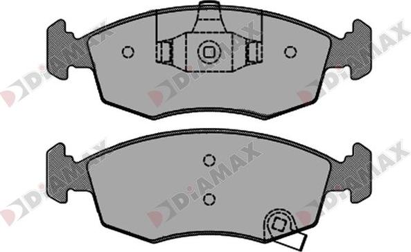 Diamax N09282 - Brake Pad Set, disc brake autospares.lv