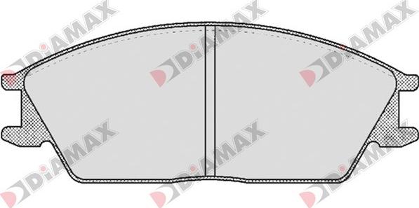 Diamax N09287 - Brake Pad Set, disc brake autospares.lv