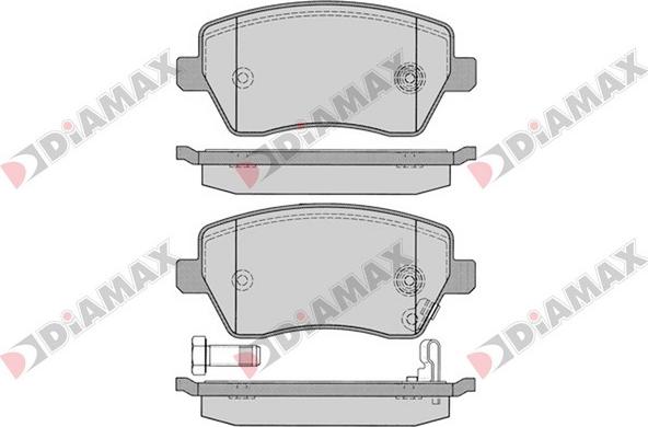 Diamax N09236 - Brake Pad Set, disc brake autospares.lv