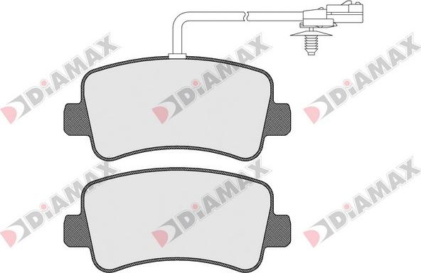 Diamax N09230 - Brake Pad Set, disc brake autospares.lv