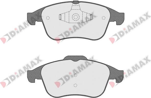 Diamax N09232 - Brake Pad Set, disc brake autospares.lv