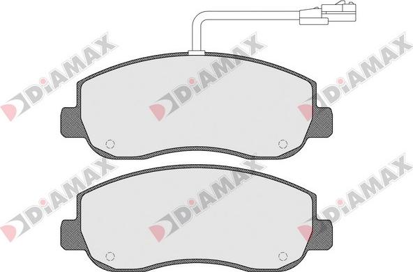 Diamax N09223 - Brake Pad Set, disc brake autospares.lv