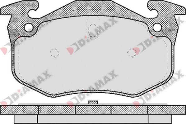 Diamax N09271 - Brake Pad Set, disc brake autospares.lv