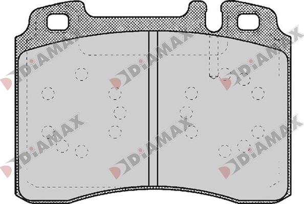 Diamax N09799 - Brake Pad Set, disc brake autospares.lv