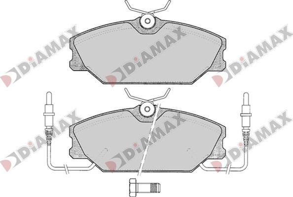 Diamax N09792 - Brake Pad Set, disc brake autospares.lv