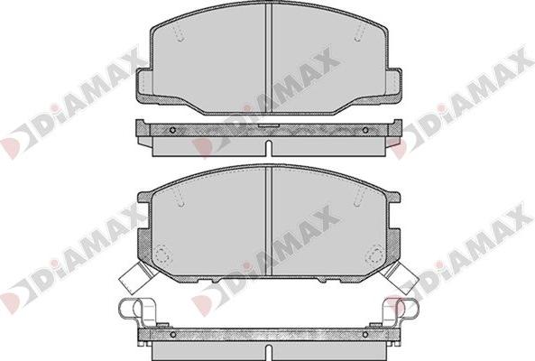 Diamax N09740 - Brake Pad Set, disc brake autospares.lv