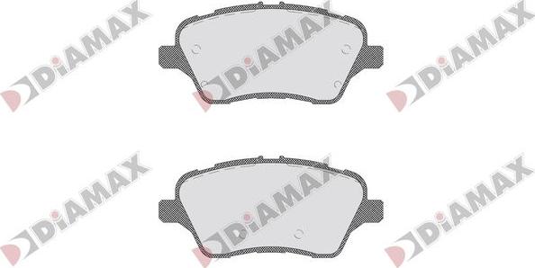 Diamax N09764 - Brake Pad Set, disc brake autospares.lv