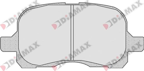 Diamax N09768 - Brake Pad Set, disc brake autospares.lv