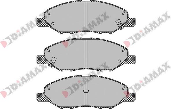 Diamax N09704 - Brake Pad Set, disc brake autospares.lv