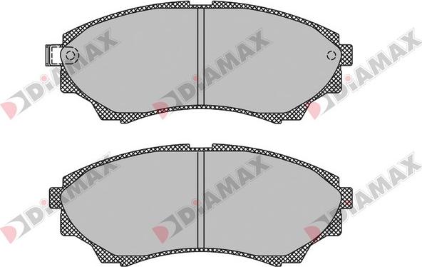 Diamax N09705 - Brake Pad Set, disc brake autospares.lv