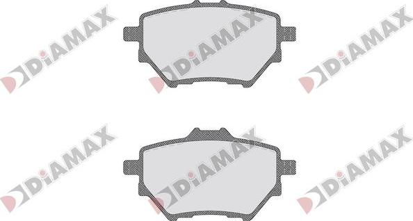 Diamax N09714 - Brake Pad Set, disc brake autospares.lv