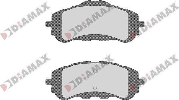 Diamax N09715 - Brake Pad Set, disc brake autospares.lv