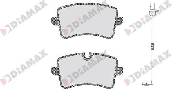 Diamax N09713A - Brake Pad Set, disc brake autospares.lv