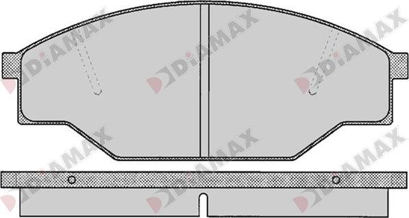 Diamax N09734 - Brake Pad Set, disc brake autospares.lv