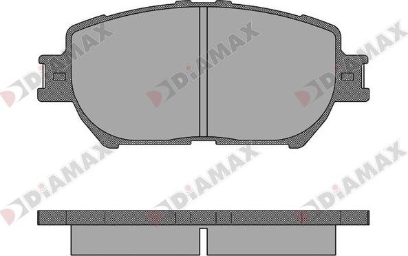 Diamax N09731 - Brake Pad Set, disc brake autospares.lv