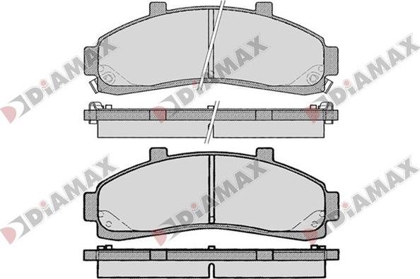 Diamax N09776 - Brake Pad Set, disc brake autospares.lv