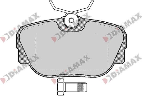 Diamax N09771 - Brake Pad Set, disc brake autospares.lv