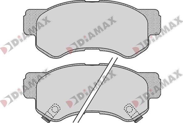 Diamax N09773 - Brake Pad Set, disc brake autospares.lv