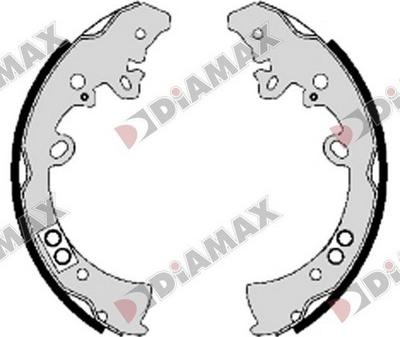 Diamax N01401 - Brake Shoe Set autospares.lv