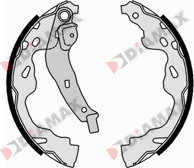 Diamax N01091 - Brake Shoe Set autospares.lv