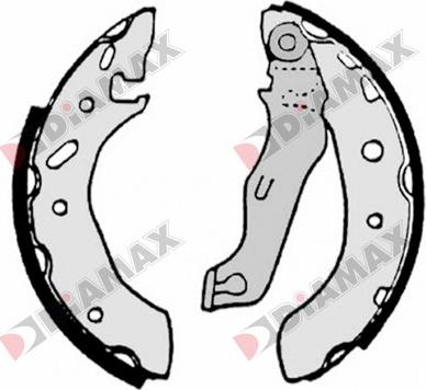 Diamax N01093 - Brake Shoe Set autospares.lv