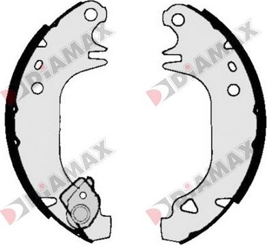 Diamax N01049 - Brake Shoe Set autospares.lv