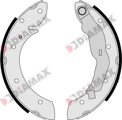 Diamax N01041 - Brake Shoe Set autospares.lv