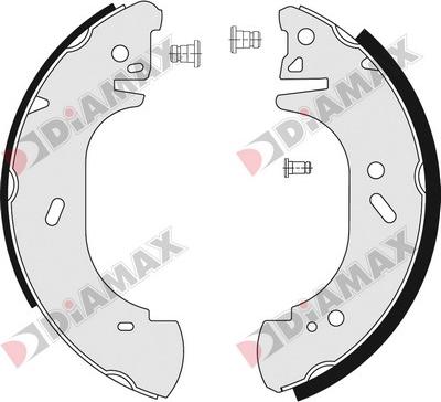 Diamax N01043 - Brake Shoe Set autospares.lv