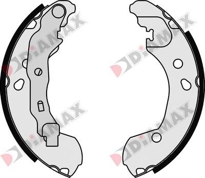 Diamax N01047 - Brake Shoe Set autospares.lv