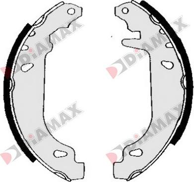 Diamax N01003 - Brake Shoe Set autospares.lv