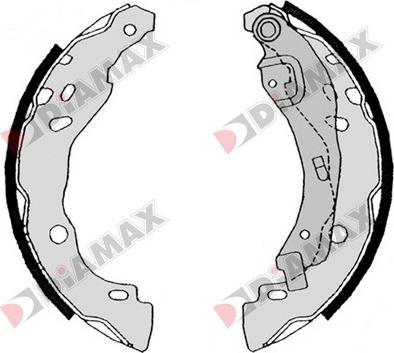 Diamax N01007 - Brake Shoe Set autospares.lv