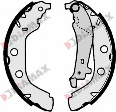 Diamax N01025 - Brake Shoe Set autospares.lv