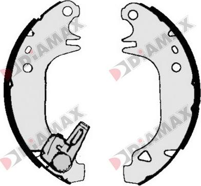 Diamax N01026 - Brake Shoe Set autospares.lv