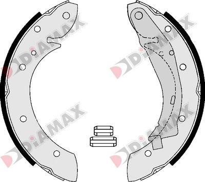 Diamax N01028 - Brake Shoe Set autospares.lv