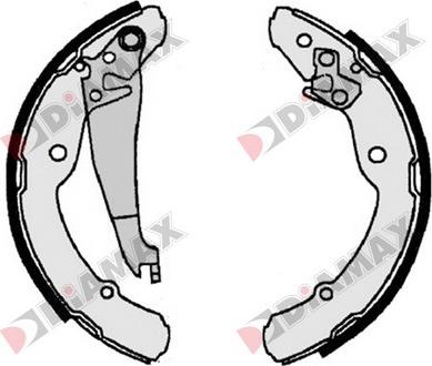 Diamax N01077 - Brake Shoe Set autospares.lv