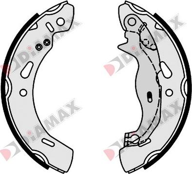 Diamax N01154 - Brake Shoe Set autospares.lv