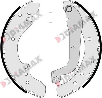 Diamax N01120 - Brake Shoe Set autospares.lv