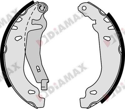 Diamax N01123 - Brake Shoe Set autospares.lv