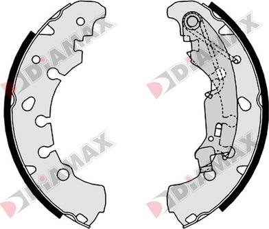 Diamax N01346 - Brake Shoe Set autospares.lv