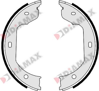 Diamax N01348 - Brake Shoe Set, parking brake autospares.lv