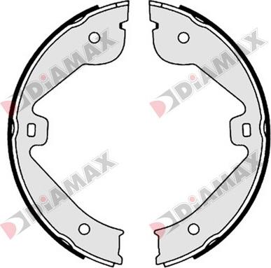 Diamax N01351 - Brake Shoe Set, parking brake autospares.lv