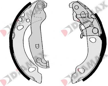 Diamax N01315 - Brake Shoe Set autospares.lv