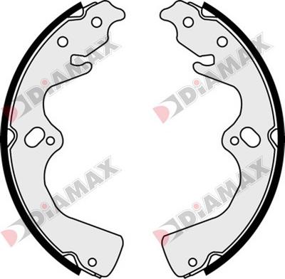 Diamax N01324 - Brake Shoe Set autospares.lv