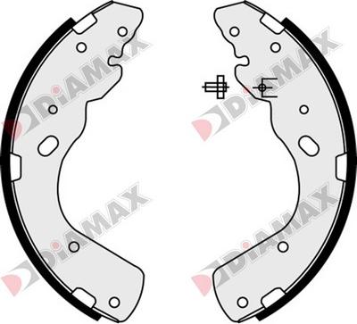 Diamax N01323 - Brake Shoe Set autospares.lv