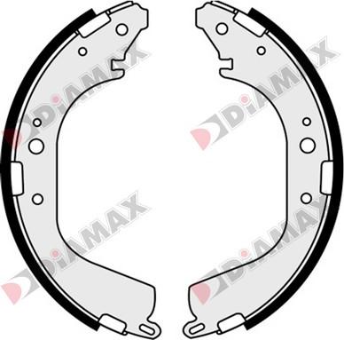 Diamax N01296 - Brake Shoe Set autospares.lv