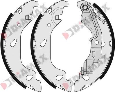 Diamax N01292 - Brake Shoe Set autospares.lv