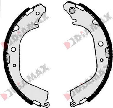 Diamax N01241 - Brake Shoe Set autospares.lv