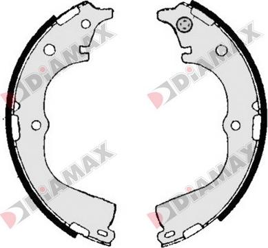 Diamax N01266 - Brake Shoe Set autospares.lv