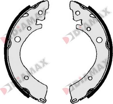 Diamax N01218 - Brake Shoe Set autospares.lv